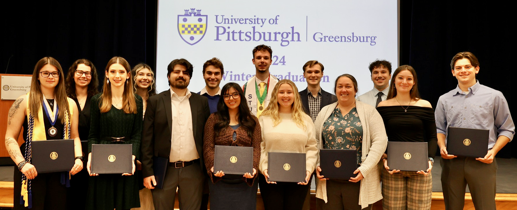 Group photo of Winter 2024 graduates