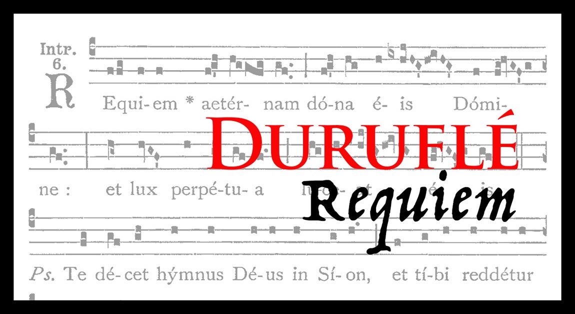 Durufule Requiem music graphic